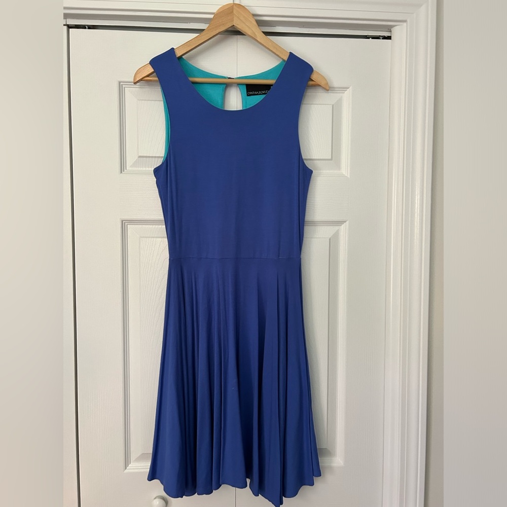 CYNTHIA ROWLEY blue dress